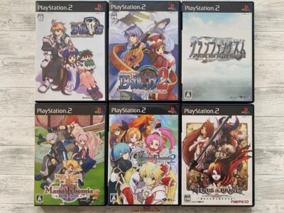 SONY PS2 Eternal Mana 1 2 & Grand Fantasm & Mana Khemia 1 2 & Venus & Braves set - Image 1 of 4