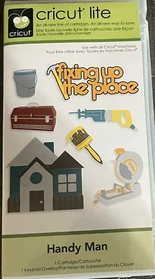 Картридж Cricut Lite FIXIN UP THE PLACE штампованные формы картридж НОВЫЙ - Изображение 1 из 2