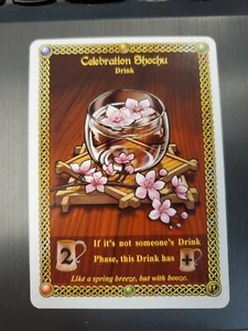 Red Dragon Inn Celebration Shochu Promo Drink Card - Picture 1 of 1