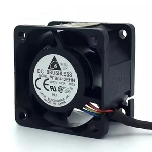 Delta PFB0412EHN 4028 DC12V 0,72A Ventola di raffreddamento a doppia sfera 4 cm 4 fili - Foto 1 di 2