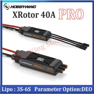 Hobbywing XRotor Pro 40A ESC No BEC 3S-6S Lipo Brushless ESC DEO For Quadrocop - Picture 1 of 20