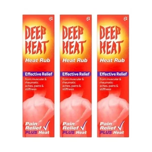 Deep Heat Fast Relief Heat Rub 35gm - Pack of 3 - Picture 1 of 2