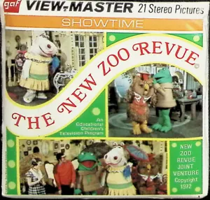 THE NEW ZOO REVUE 1972 3d View-Master 3 Reel Packet NEW SEALED - Picture 1 of 2