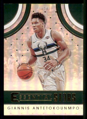2017-18 Panini Essentials Essential Stars #8 Giannis Antetokounmpo - Image 1 of 2
