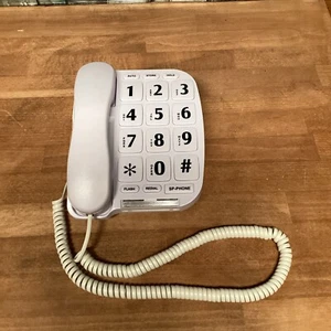Big Button Home Phone Wall / Desk with Speaker & Memory Vision Impaired Elderly - Picture 1 of 8
