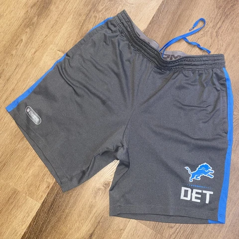Detroit Lions Shorts Football Under Armour NFL Combine Authentic Mens Medium Cover