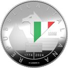 5 EURO ITALIA 2024 -GUARDIA DI FINANZA-ARGENTO 925 F.S. -PROOF DISPONIBILE