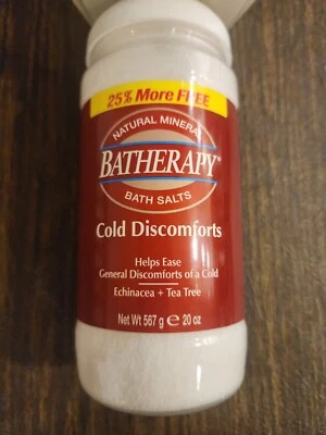 BATHERAPY Natural Mineral Bath Epsom Cold Discomforts Echinacea & Tea Tree 20 Oz - Image 1 of 4