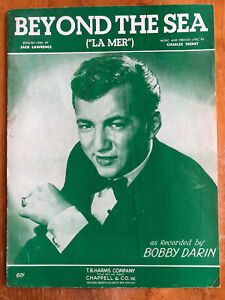 Vintage Sheet Music Beyond The Sea La Mer Bobby Darin T B Harms Co 1947