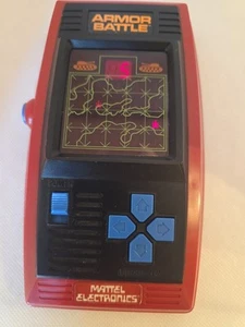 Mattel Electronics Armor Battle 1978 juego portátil vintage probado - Imagen 1 de 13
