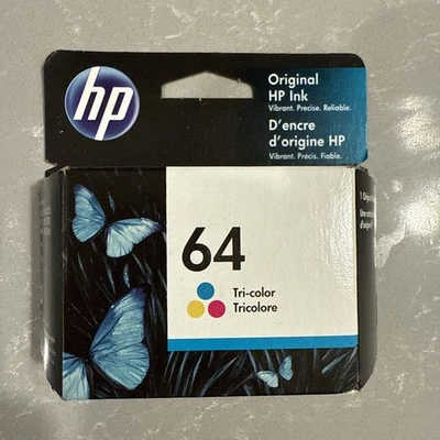 Cartucho de tinta original tricolor HP 64 ago 2023 exp Foto 1 de 4