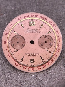#1662 VINTAGE EXACTUS LANDERON 149 MANUALE 34,1mm QUADRANTE QUADRANTE - Foto 1 di 5