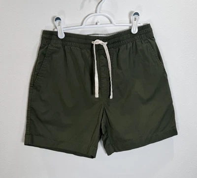 Pantalones Cortos J CREW Dock Para Hombre Talla Pequeña Verde Tirar con Bolsillos con Cordón 6" Foto 1 de 4