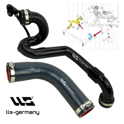 2X Charge Air Hose For RENAULT ESPACE IV 2.0 DCI 8200540493-8200907826 - Image 1 of 4