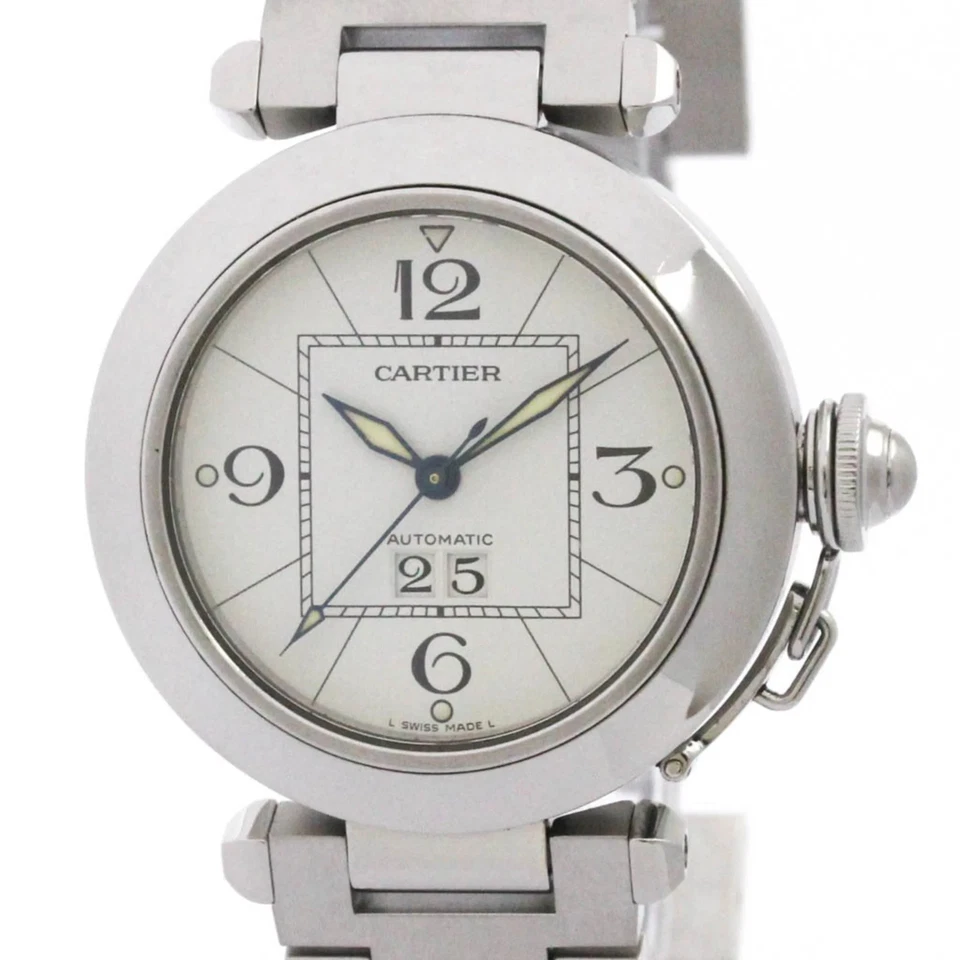 Reloj Unisex CARTIER Pasha C Big Date Acero Automático W31055M7 Pulido BF587034 Foto 1 de 1