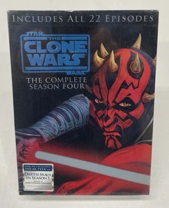 Star Wars: The Clone Wars - Complete Season Four (DVD 2012, 4-Disc) NEW SEALED! - Picture 1 of 3