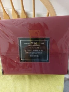 Finley Collection Luxury 750 Sateen Queen Sheets - Picture 1 of 4