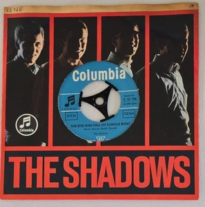 THE SHADOWS "  THE RISE AND FALL / IT'S A MENS WORLD"  GERMAN COLUMBIA  SP - Picture 1 of 4