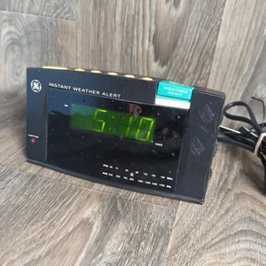 GE Wetter Sofortwarnung Warnung Digital AM/FM Radiowecker Modell 7-4845a  - Bild 1 von 7