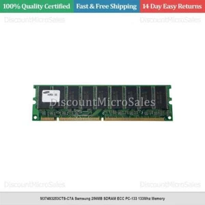M374S3253CTS-C7A Samsung 256MB SDRAM ECC PC-133 133Mhz Memory - Picture 1 of 1