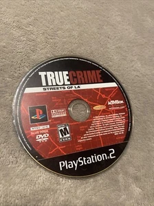 True Crime: Streets of L.A. (Sony PlayStation 2/PS2, 2003) SOLO DISCO testato - Foto 1 di 2