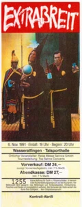 EXTRABREIT - 1991 - Ticket - Eintrittskarte - Wer Böses denkt Tour - Wasseral... - Picture 1 of 1