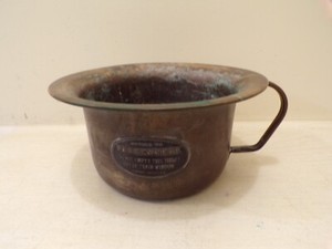 Vintage Central Pacific Railroad chamber pot