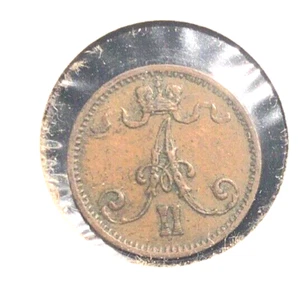 Finland 1872 penni KM 1.2 XF - Picture 1 of 2