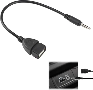Adattatore Jack USB 3.5Mm per Autoradio - Convertitore Audio Ausiliario Maschio - Foto 1 di 12