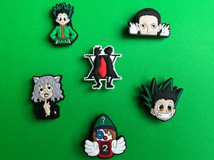Hunter X Hunter Inspired Shoe Charms For Crocs Bracelet Shoe Wristband Anime LOT - Picture 1 of 4
