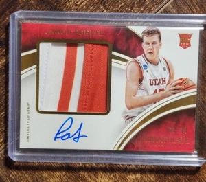 Jakob Poeltl 2016-2017 Immaculate Collegiate Rookie Patch On Card Auto /99 - Picture 1 of 3