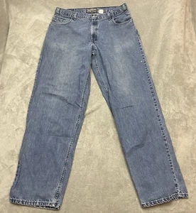 Vintage Levis Silvertab 90s Baggy Fit Wide Leg Skater Made In USA 40×38 Y2K - Picture 1 of 14