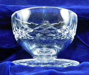 Plato de postre vintage con patas de cristal de corte Waterford ""LISMORE - Imagen 1 de 7