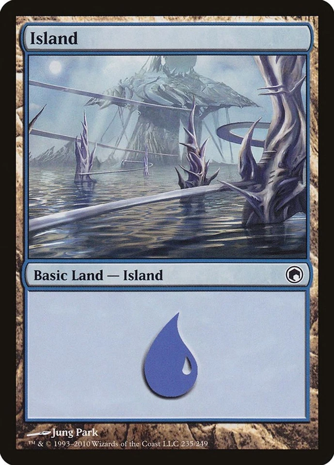 Island (235) 235 L Scars of Mirrodin SOM MTG Foil - Image 1 of 1