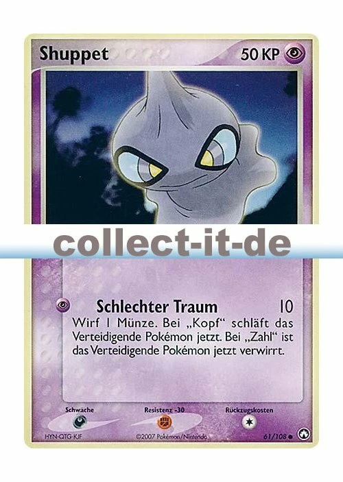 Pokemon EX Power Keepers 61/108 - Shuppet Deutsch - Bild 1 von 1