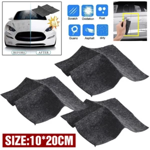 3Pz Nano Panno Scintillante per Auto Graffi Nano Magic Panno Rimuovi Graffi Pulito - Foto 1 di 10