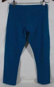 LYCRA BRAND GIRLS TEAL COLOR COTTON BLEND VS YOGA PANTS / LEGGINSS SMALL NEW - Picture 1 of 9