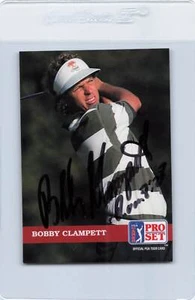1992 Pro Set Golf #7 Bobby Clampett Signed Auto *J8643 - Picture 1 of 2