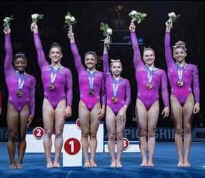 2016 Pacific Rim: Women's Team Final, Gymnastics BLURAY -Biles/Raisman/Hernandez - Picture 1 of 10