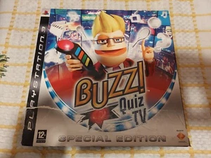 BUZZ! TV QUIZ SPECIAL EDITION + BUZZER WIRELESS PS3 PAL ITALIANO PLAYSTATION 3 - Foto 1 di 4