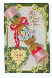 Postkarte Neujahr Serie 1912 365 Tage Erfolg geprägt/verschickt - Bild 1 von 2