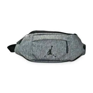 N RETRO JORDAN CROSS BODY HIP WAIST FANNY PACK LARGE SPORT BAG GREY - Picture 1 of 15