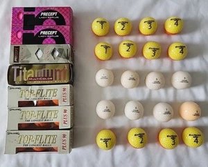 Lot of vintage golf balls Nitro Top Flite Volvik Intech Precept - Picture 1 of 9
