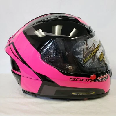 Scorpion EXO-R2000 Street Helmet Dispatch Pink Adult XSmall XS *CLOSEOUT* Foto 1 de 4
