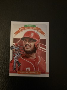 2020 Donruss Optic - EUGENIO SUAREZ - DIAMOND KINGS #4 - Cincinnati Reds