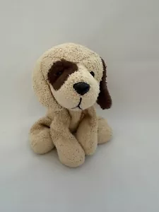 Luv Pets Russ Berrie BUSTER Welpe Hund creme braun Augenklappe Plüschtier Kuscheltier - Bild 1 von 6