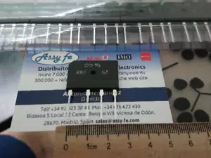 KBJ6J RECTIFIERS ZIP4 4PIN BRIDGE SILICON 6.0A 50V to 1000Volts Single-ph KBJ6 J - Bild 1 von 1