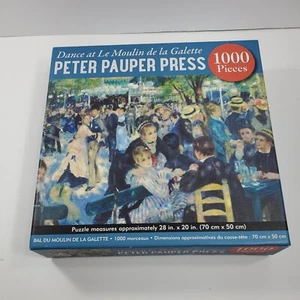 "Dance at Le Moulin de la Galette" 1000pc Puzzle 28x20 People Dancing 1876-READ- - Picture 1 of 5