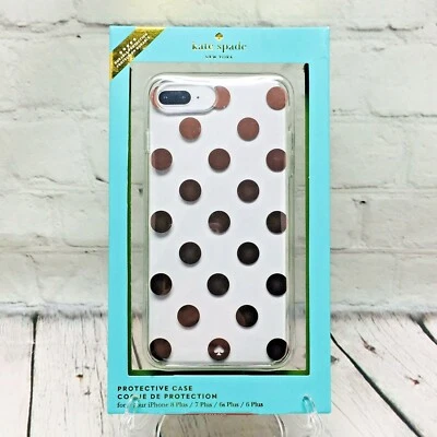Kate Spade New York Case For iPhone 8 Plus/7 Plus/6s Plus/6 Plus Gold Polka Dots - Image 1 of 4