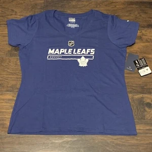Toronto Maple Leafs NHL Fanatics Pro Women's Short Sleeve Tee Shirt Sz XL - Picture 1 of 7